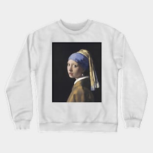 Johannes Vermeer - The Girl With A Pearl Earring Crewneck Sweatshirt